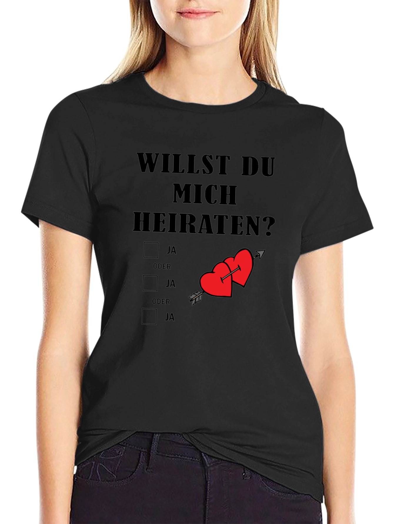 Will You Marry Me T-Shirt Novelty Proposal Tee