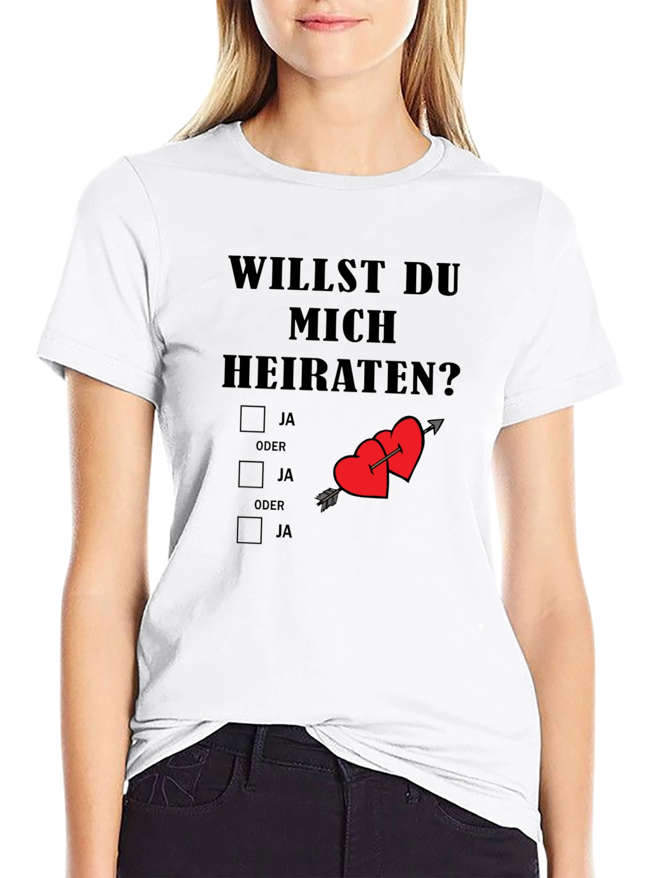Will You Marry Me T-Shirt Novelty Proposal Tee