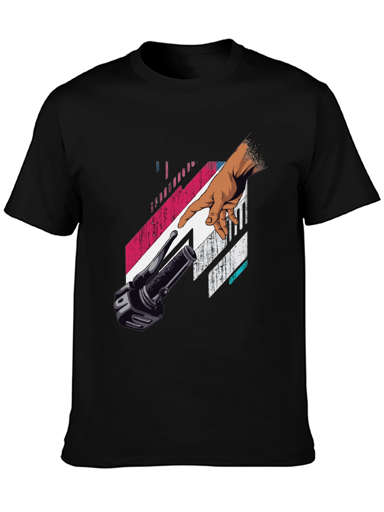 Creation Bike T-Shirt - Black Graphic Tee