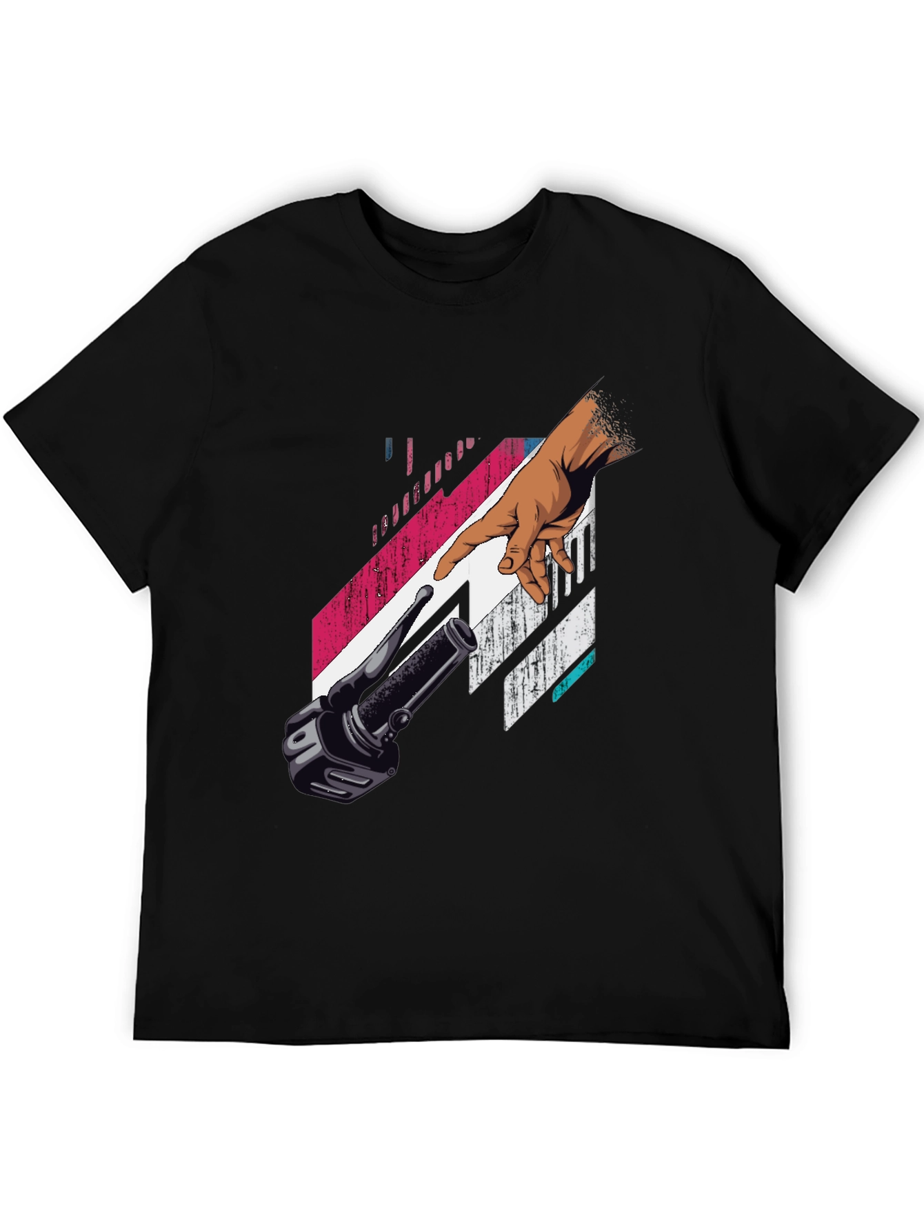 Creation Bike T-Shirt - Black Graphic Tee