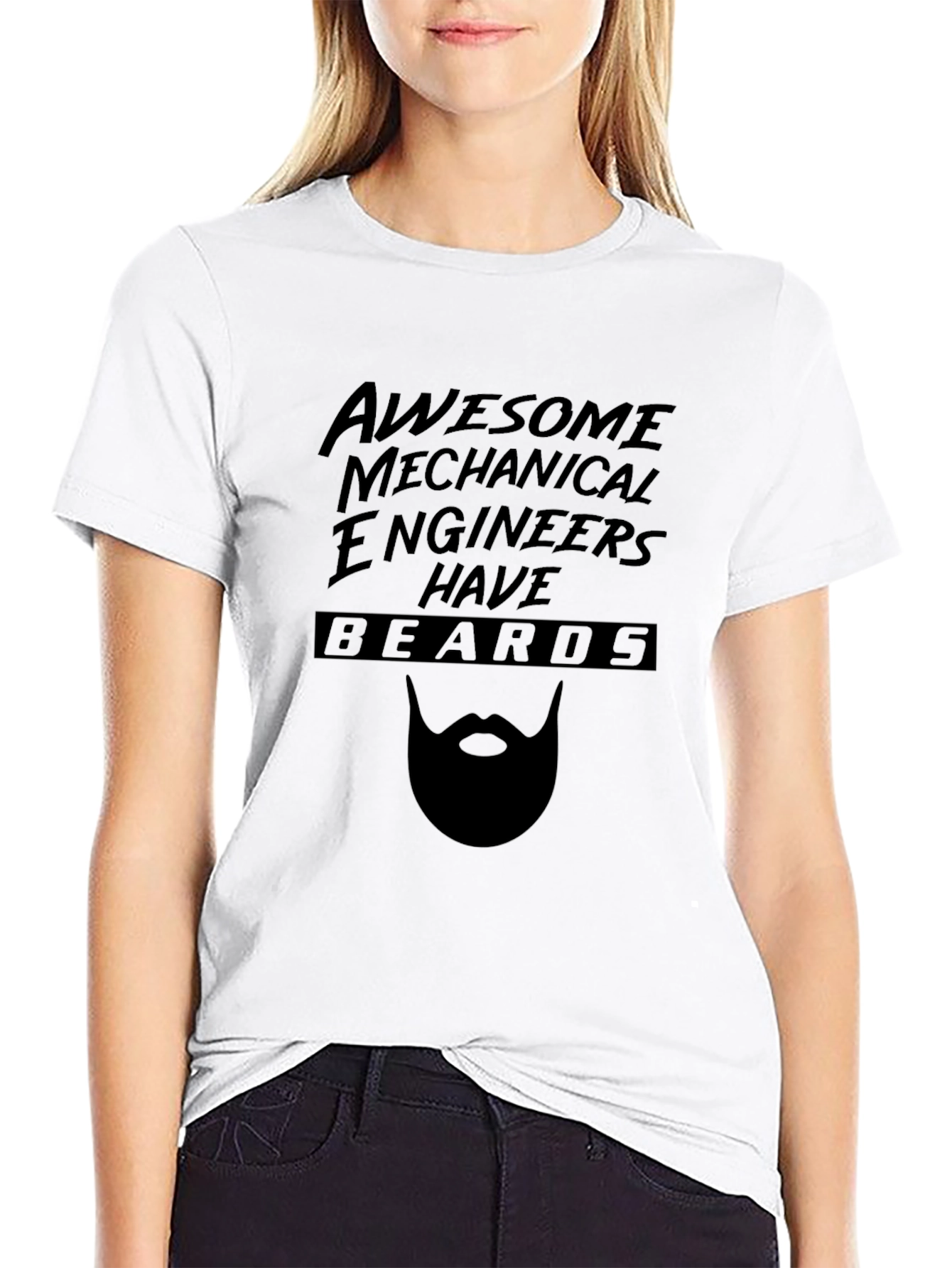 Awesome Mechanical Engineers Have Beards T-Shirt