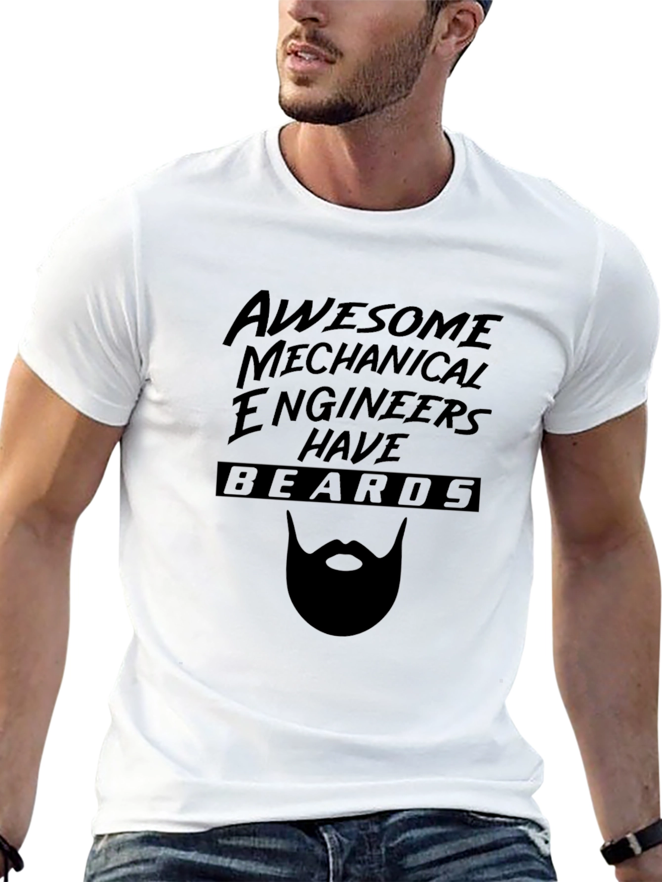 Awesome Mechanical Engineers Have Beards T-Shirt