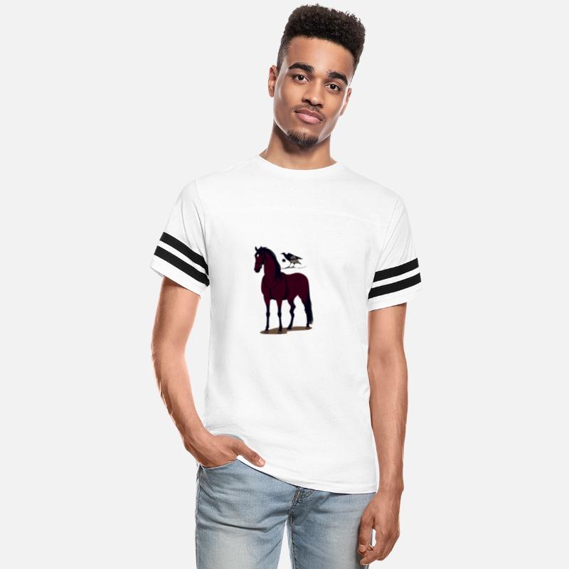 Horse and bird
