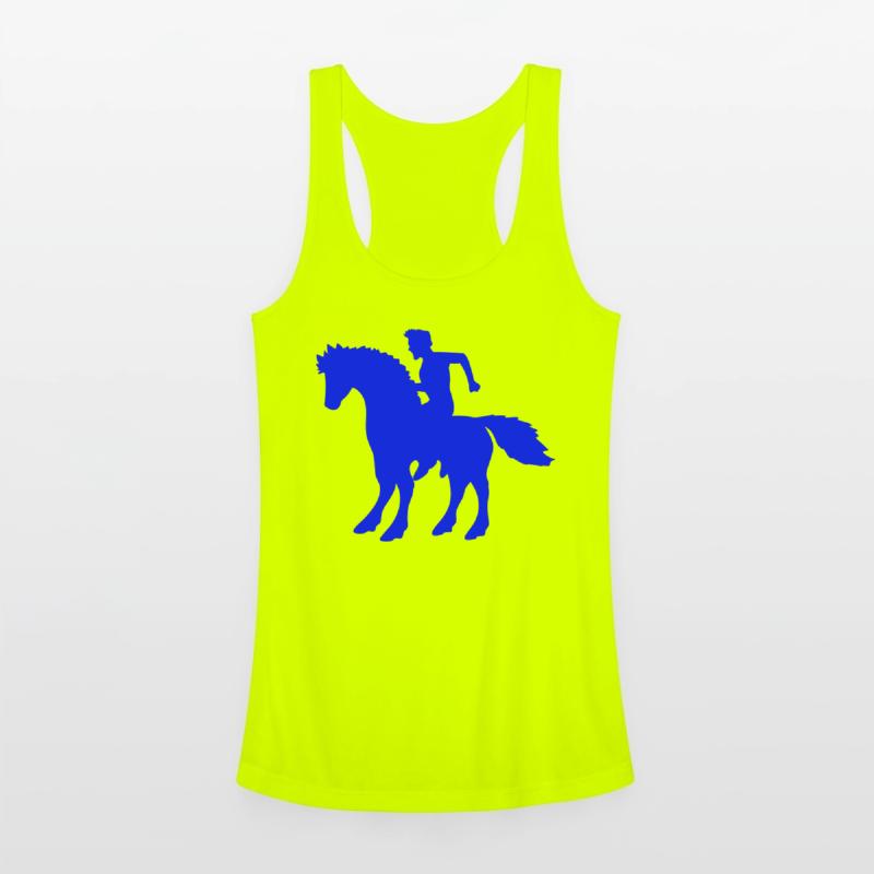 Horse Man Fast Riding Silhouette Cool Rider Boy