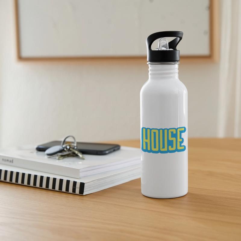 House lettering logo design