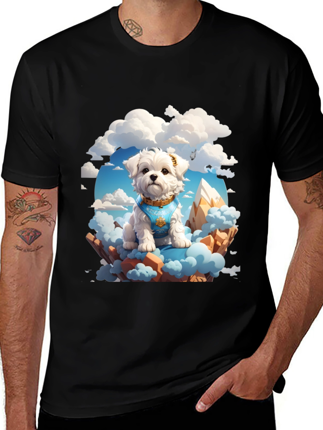 Dog in the Clouds T-Shirt