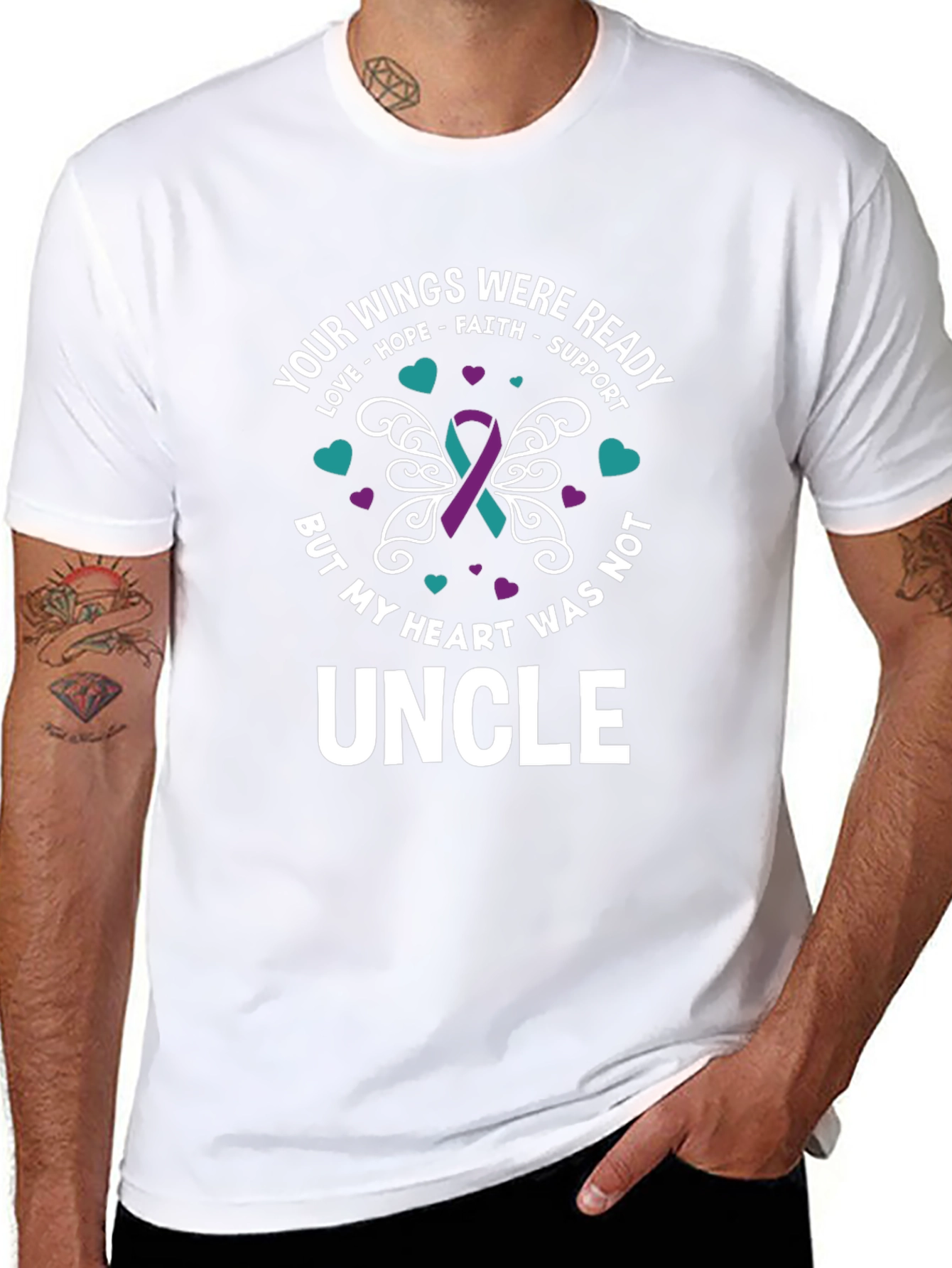Your Wings Were Ready Uncle T-Shirt