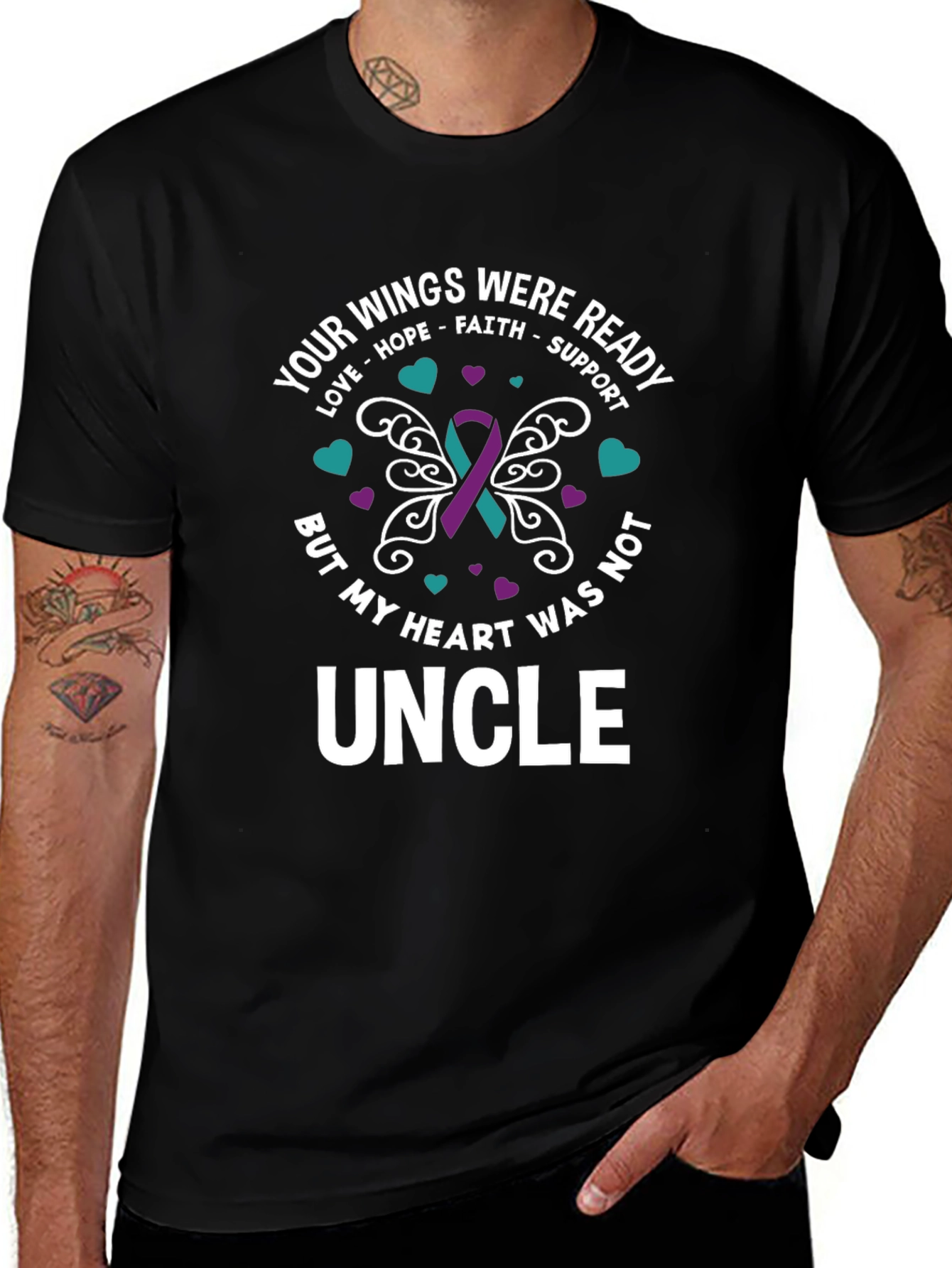 Your Wings Were Ready Uncle T-Shirt