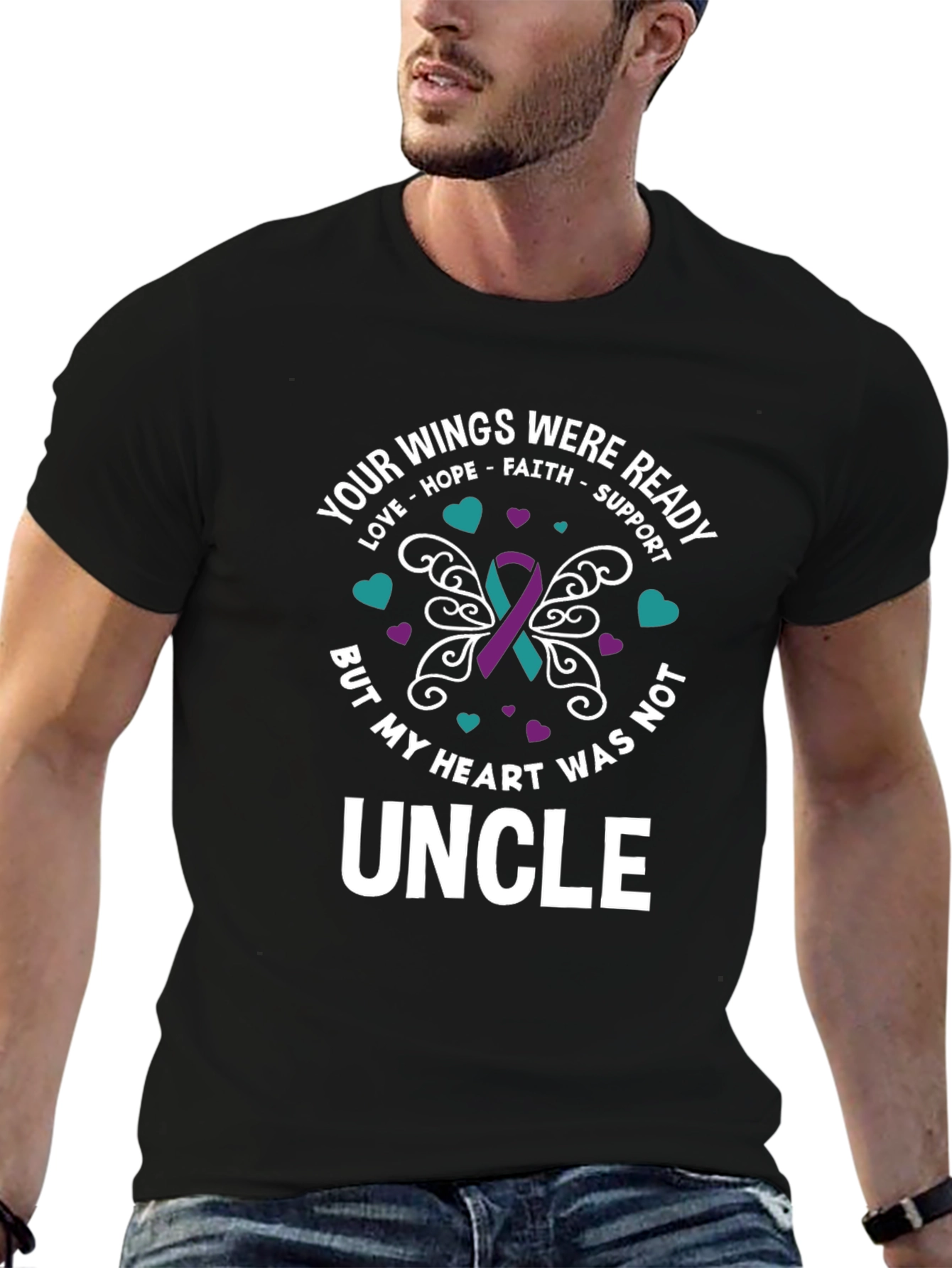 Your Wings Were Ready Uncle T-Shirt