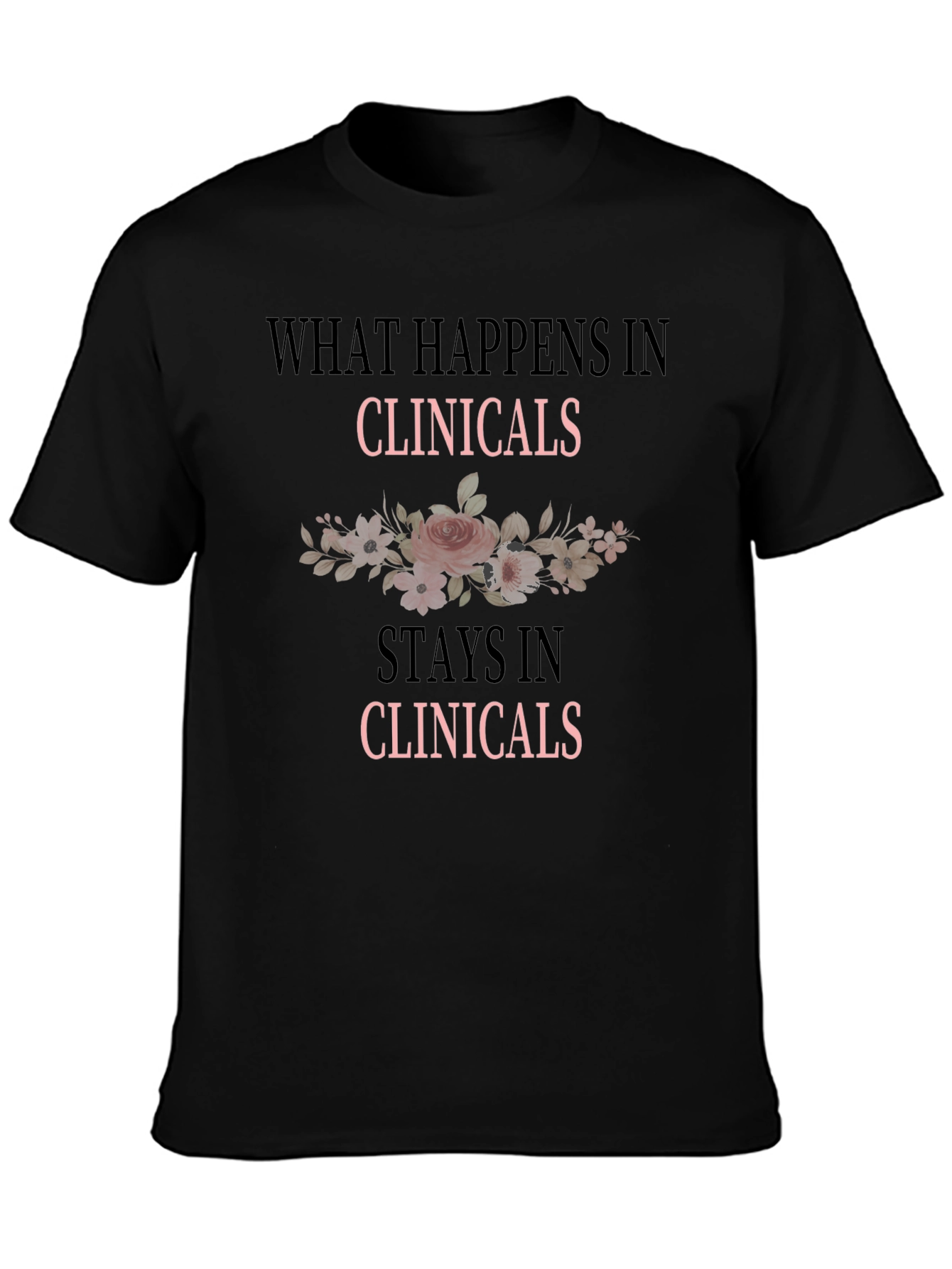 Clinicals Flower Graphic T-Shirt