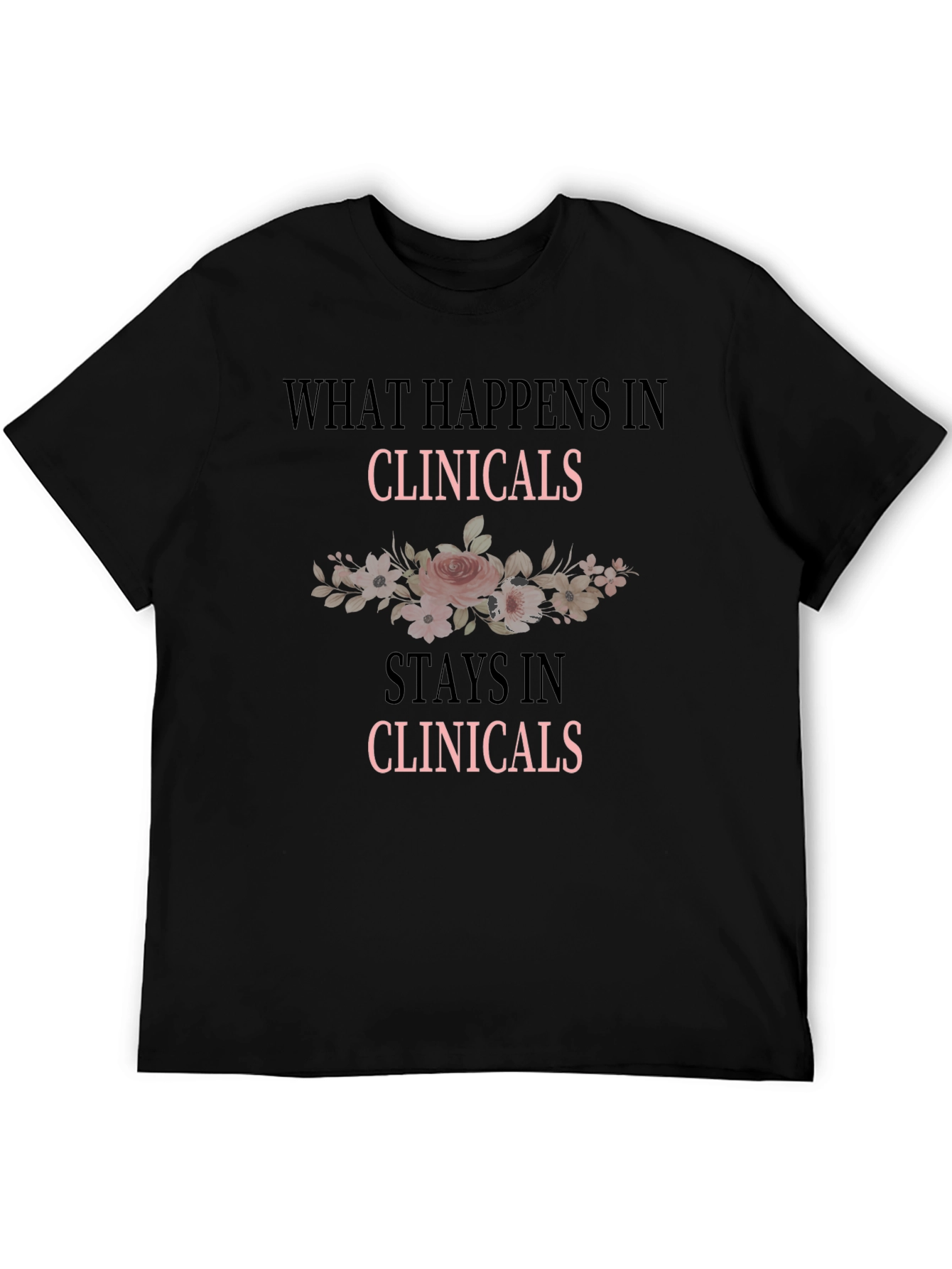 Clinicals Flower Graphic T-Shirt