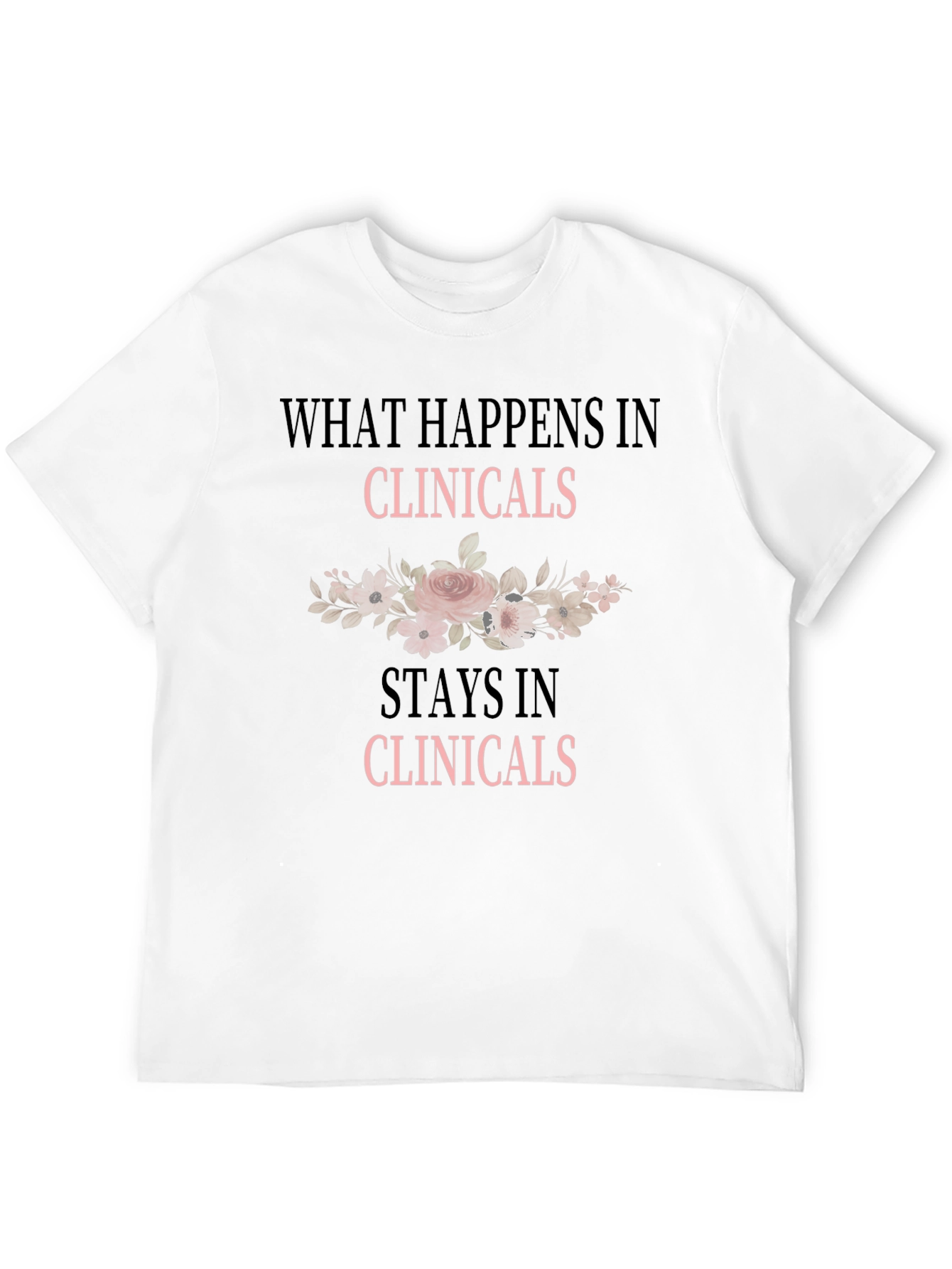 Clinicals Flower Graphic T-Shirt