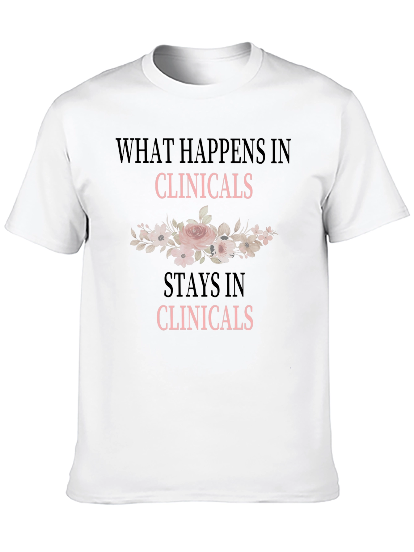 Clinicals Flower Graphic T-Shirt