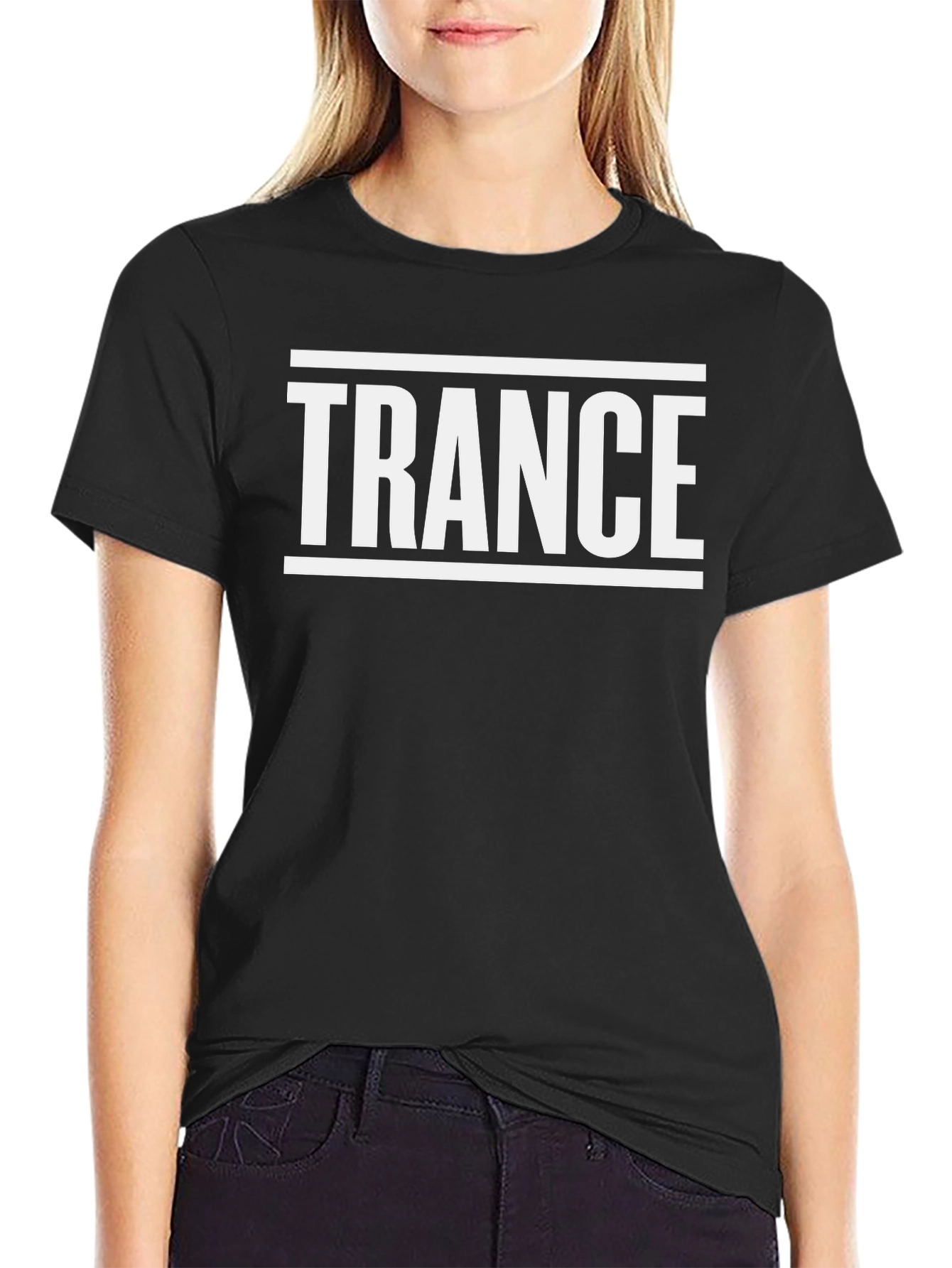 Trance Music Graphic T-Shirt - Black