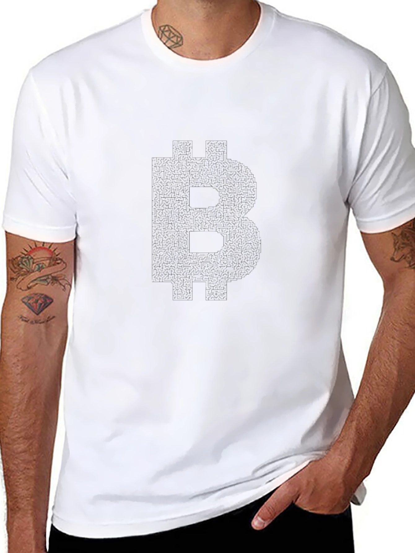 Bitcoin Black T-Shirt - Crypto Currency
