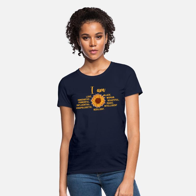 I Am Black Woman Sunflower Powerful