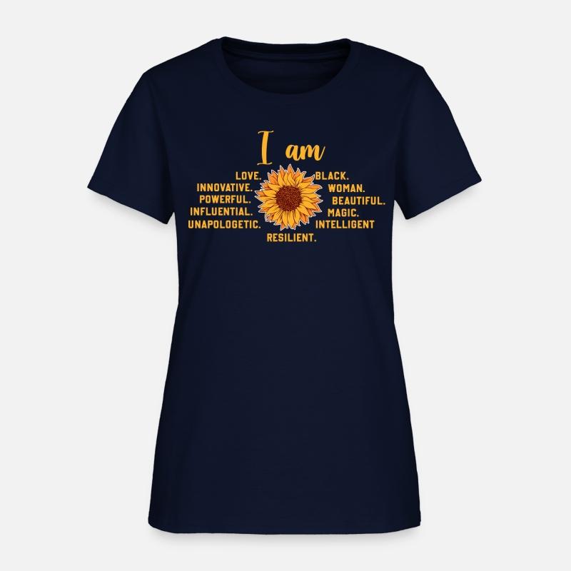 I Am Black Woman Sunflower Powerful