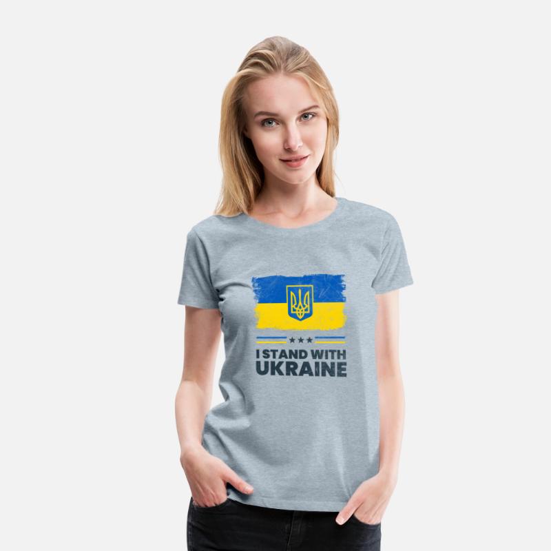 I Stand With Ukraine Flag Ukrainian Flag Ukraine