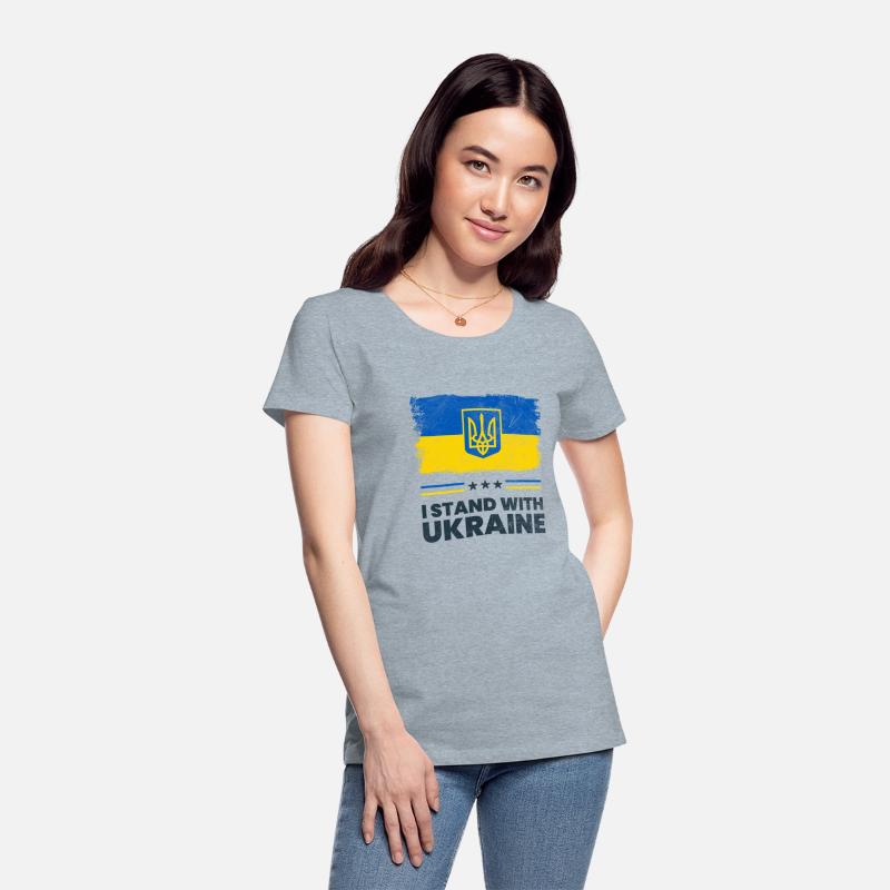 I Stand With Ukraine Flag Ukrainian Flag Ukraine