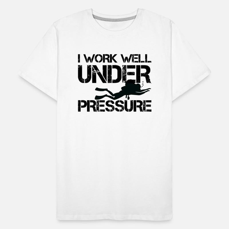 I Work Well Under Pressure- Diving (Black)