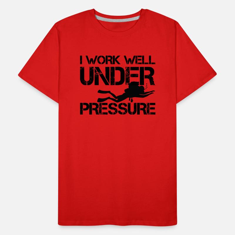 I Work Well Under Pressure- Diving (Black)