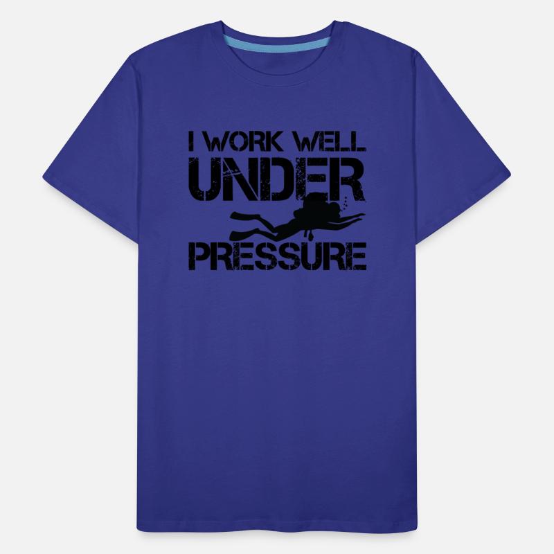 I Work Well Under Pressure- Diving (Black)