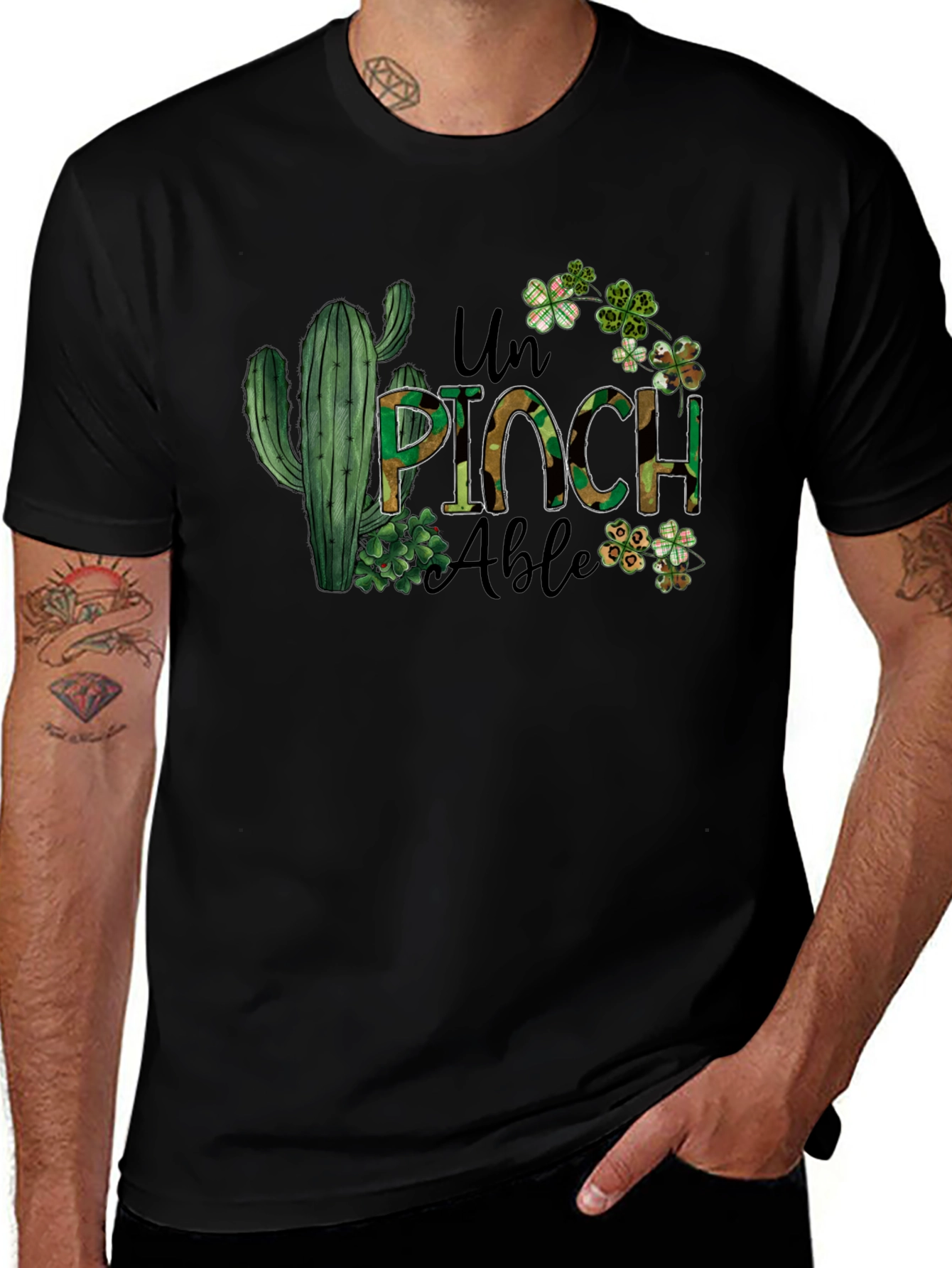 Unpinchable Shamrock St. Patricks Day T-Shirt