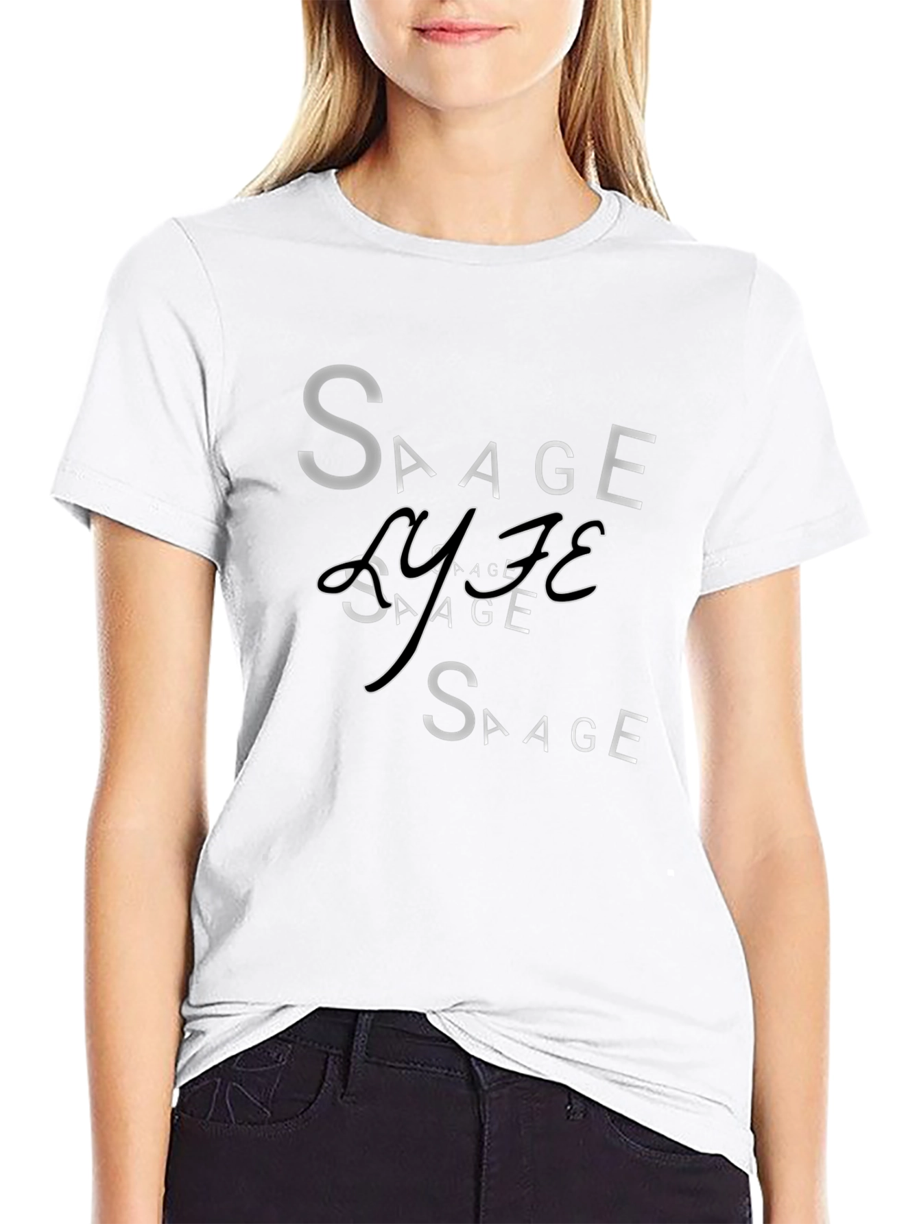 Savage Life Graphic T-Shirt - Trendy Crew Neck Tee