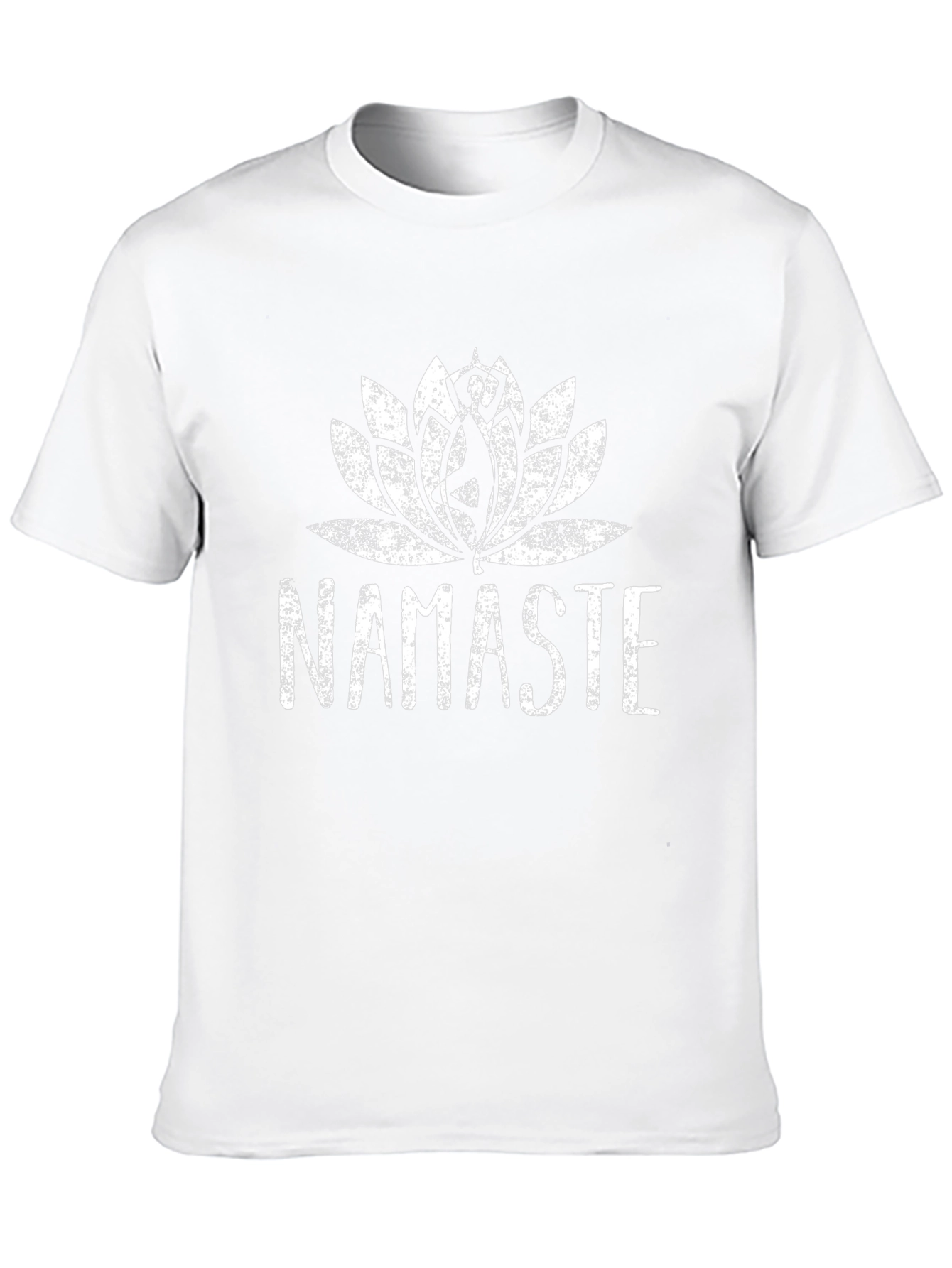 Namaste Lotus Graphic Tee - Mens Black T-Shirt