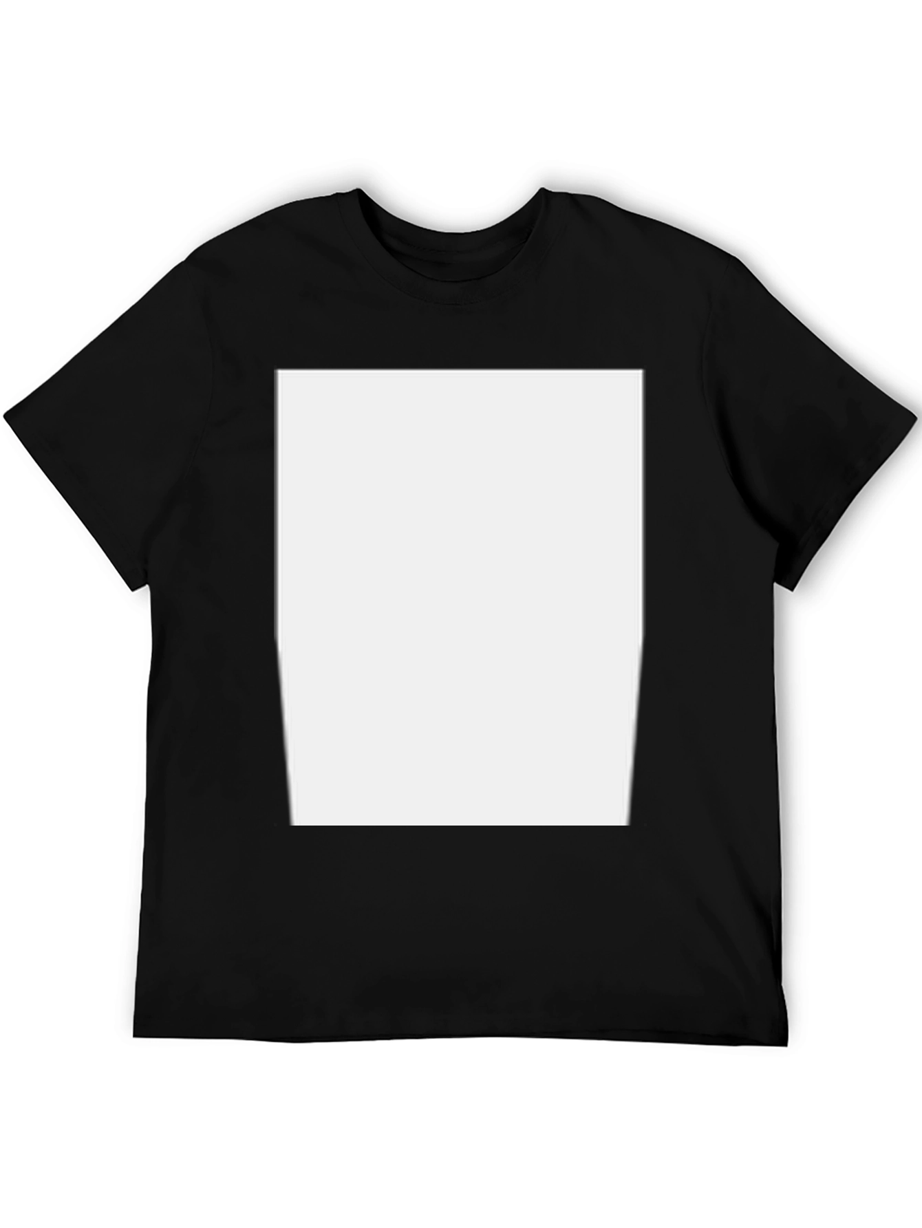 Blank Black T-Shirt - Customizable Design