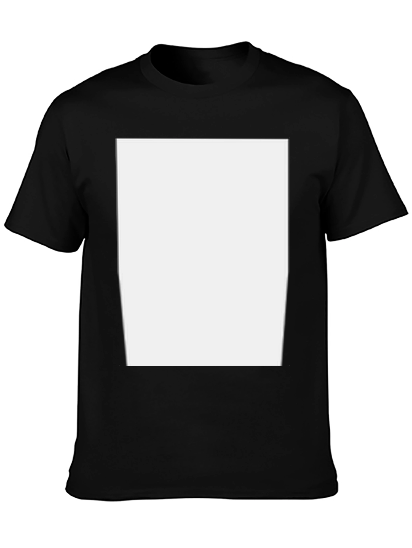 Blank Black T-Shirt - Customizable Design