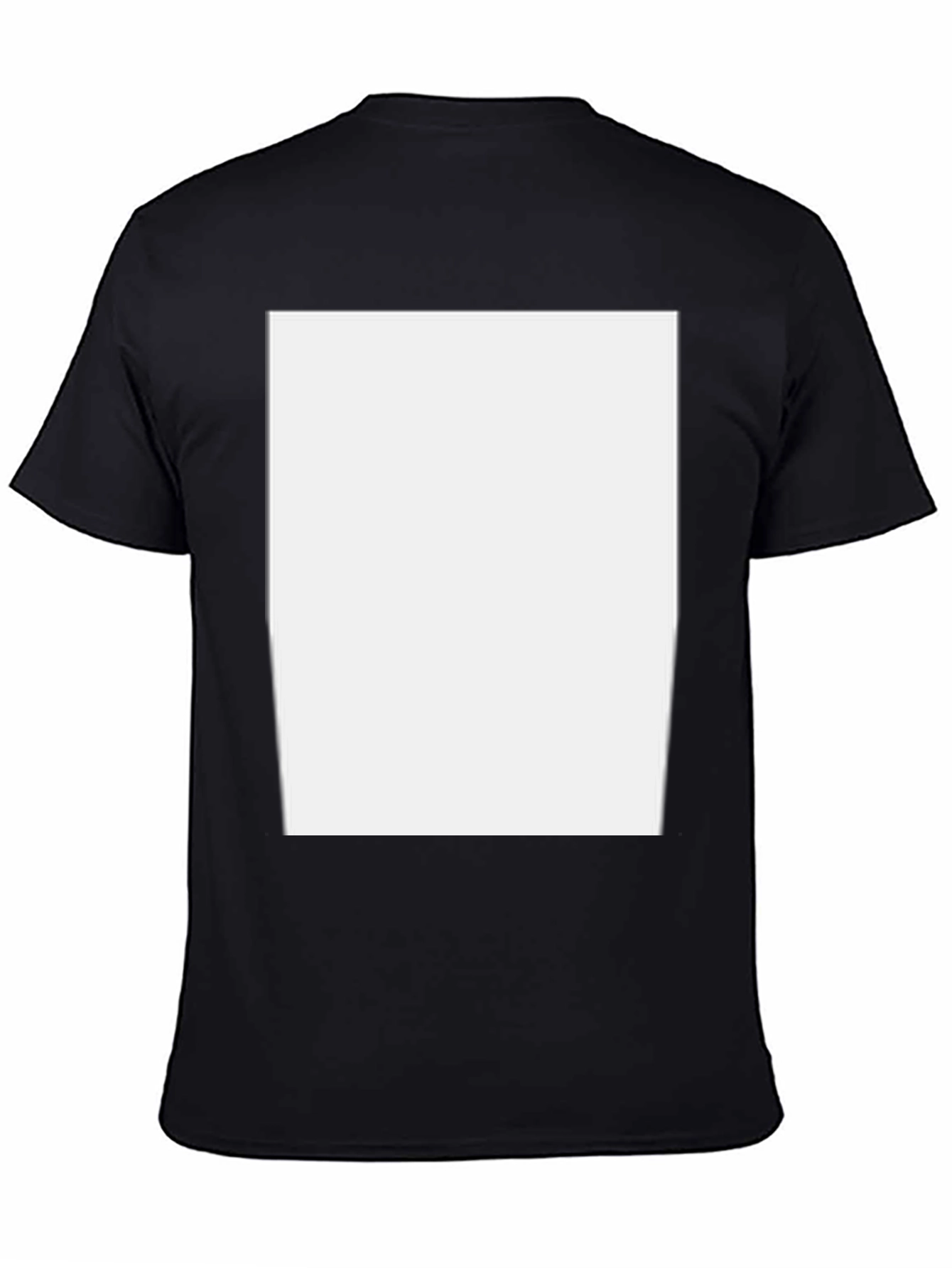 Blank Black T-Shirt - Customizable Design