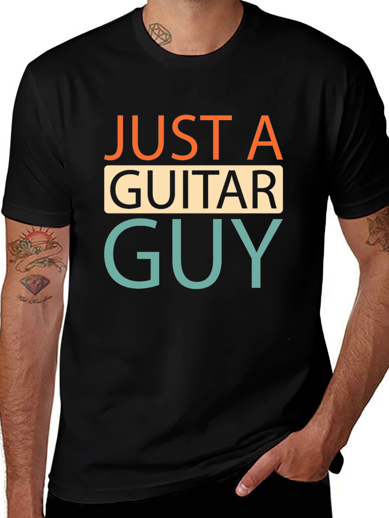 Just A Guitar Guy T-Shirt | Music Lover Tee