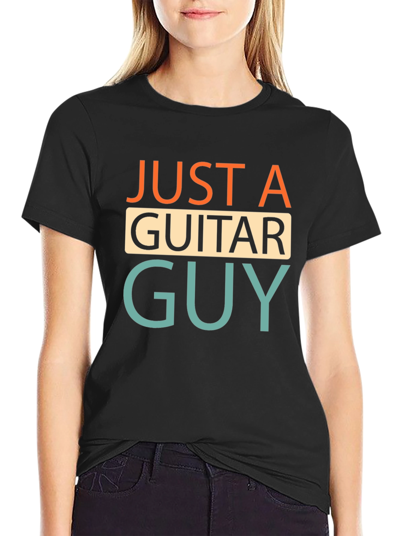 Just A Guitar Guy T-Shirt | Music Lover Tee