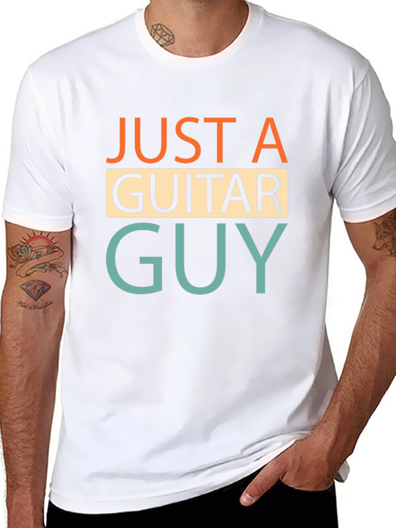 Just A Guitar Guy T-Shirt | Music Lover Tee
