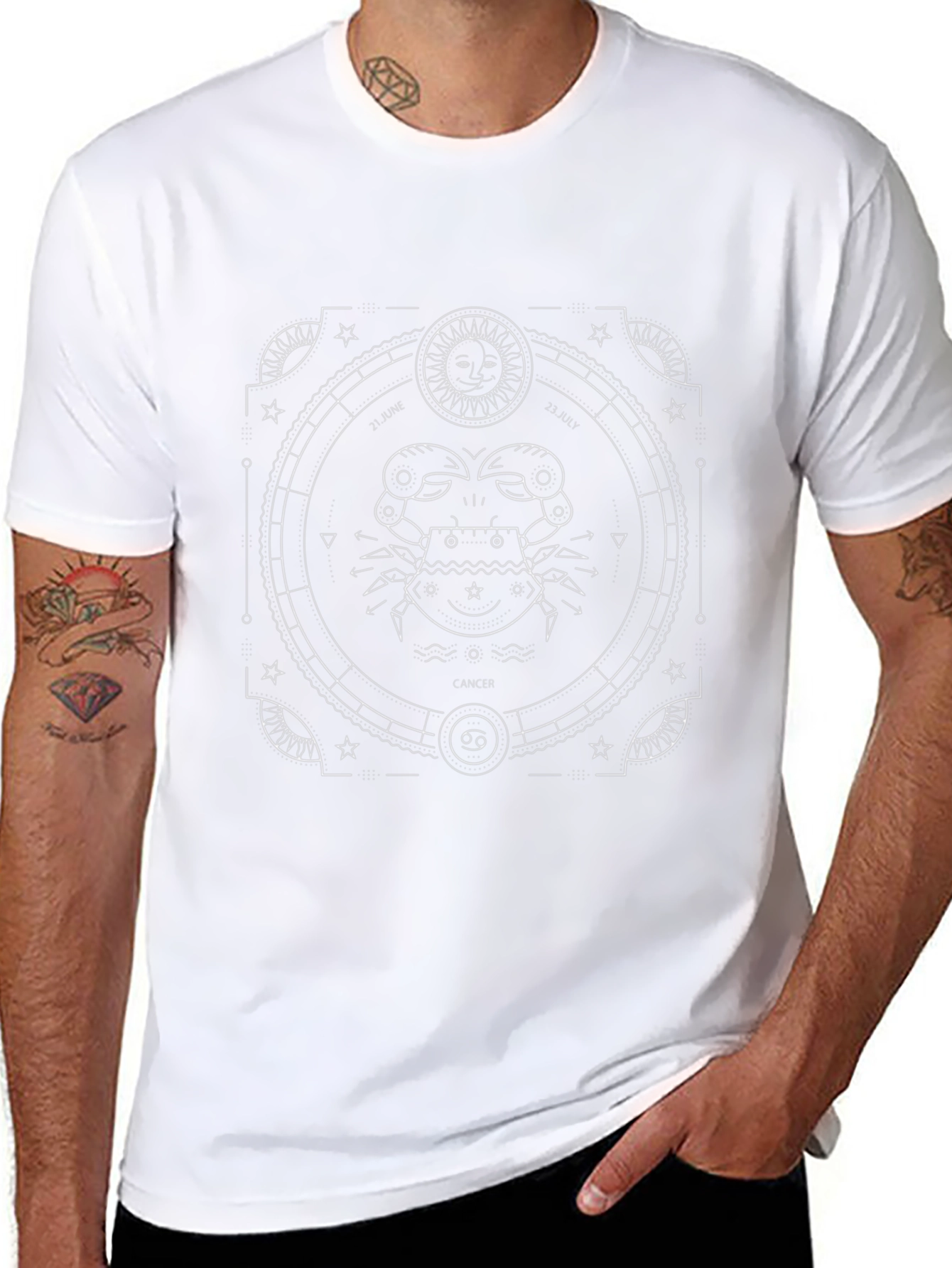 Cancer Zodiac T-Shirt - June 21 to July 23