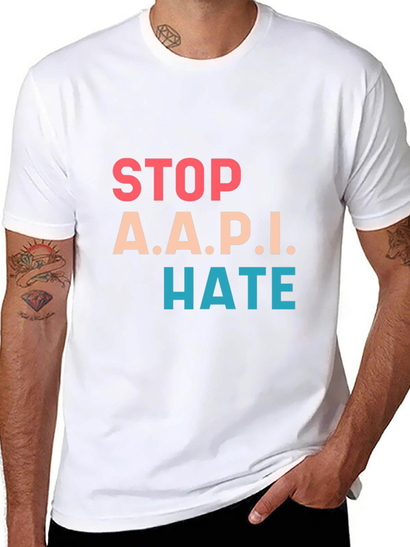 Stop AAPI Hate T-Shirt - Support & Solidarity