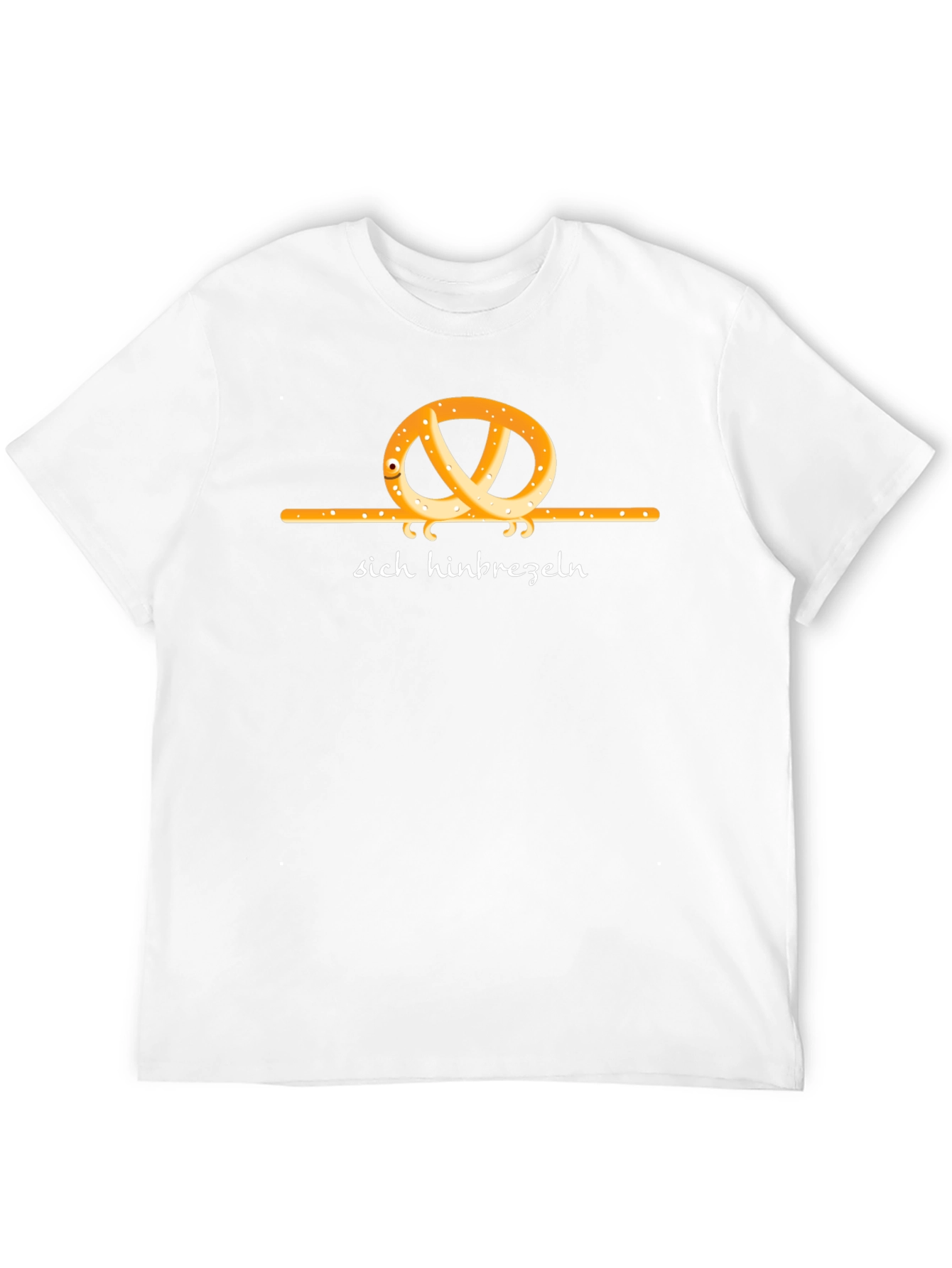 Pretzel Sich Hinbrezeln Black Graphic Tee