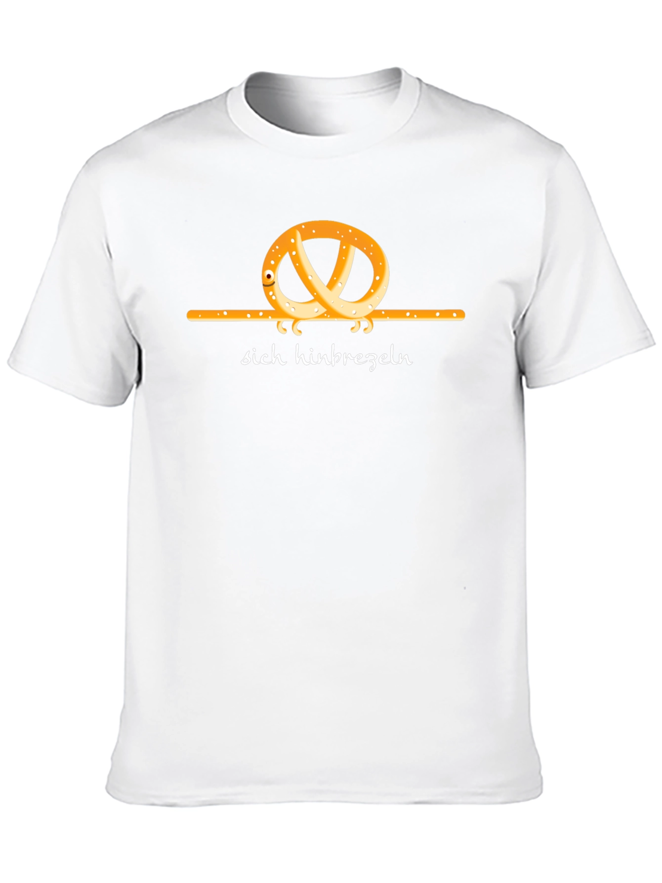 Pretzel Sich Hinbrezeln Black Graphic Tee