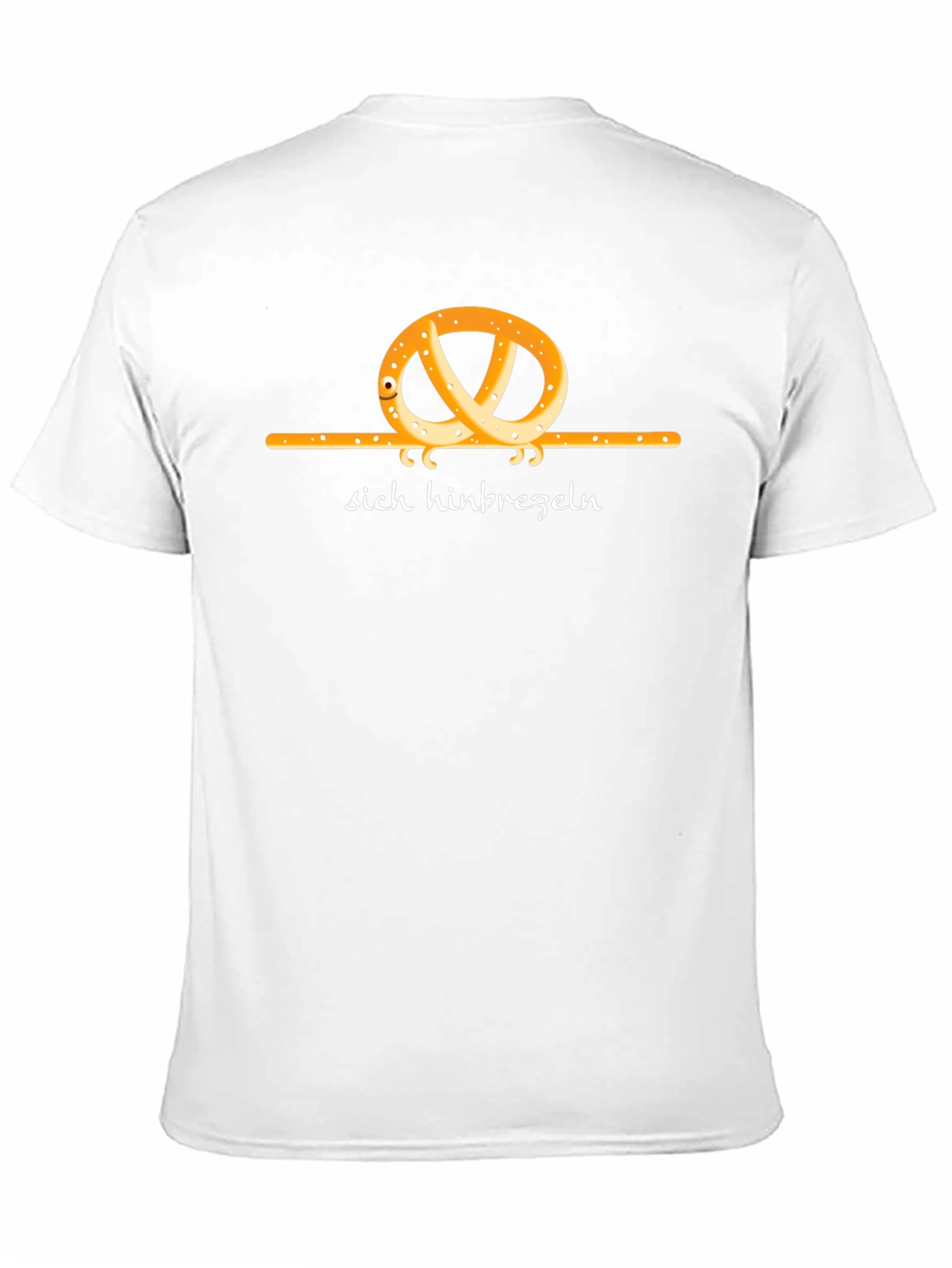 Pretzel Sich Hinbrezeln Black Graphic Tee