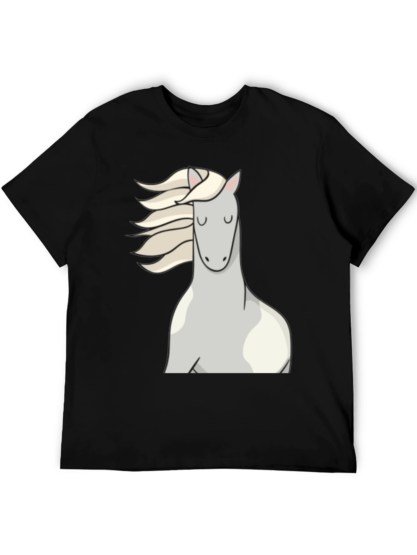 Horse Graphic Black T-Shirt
