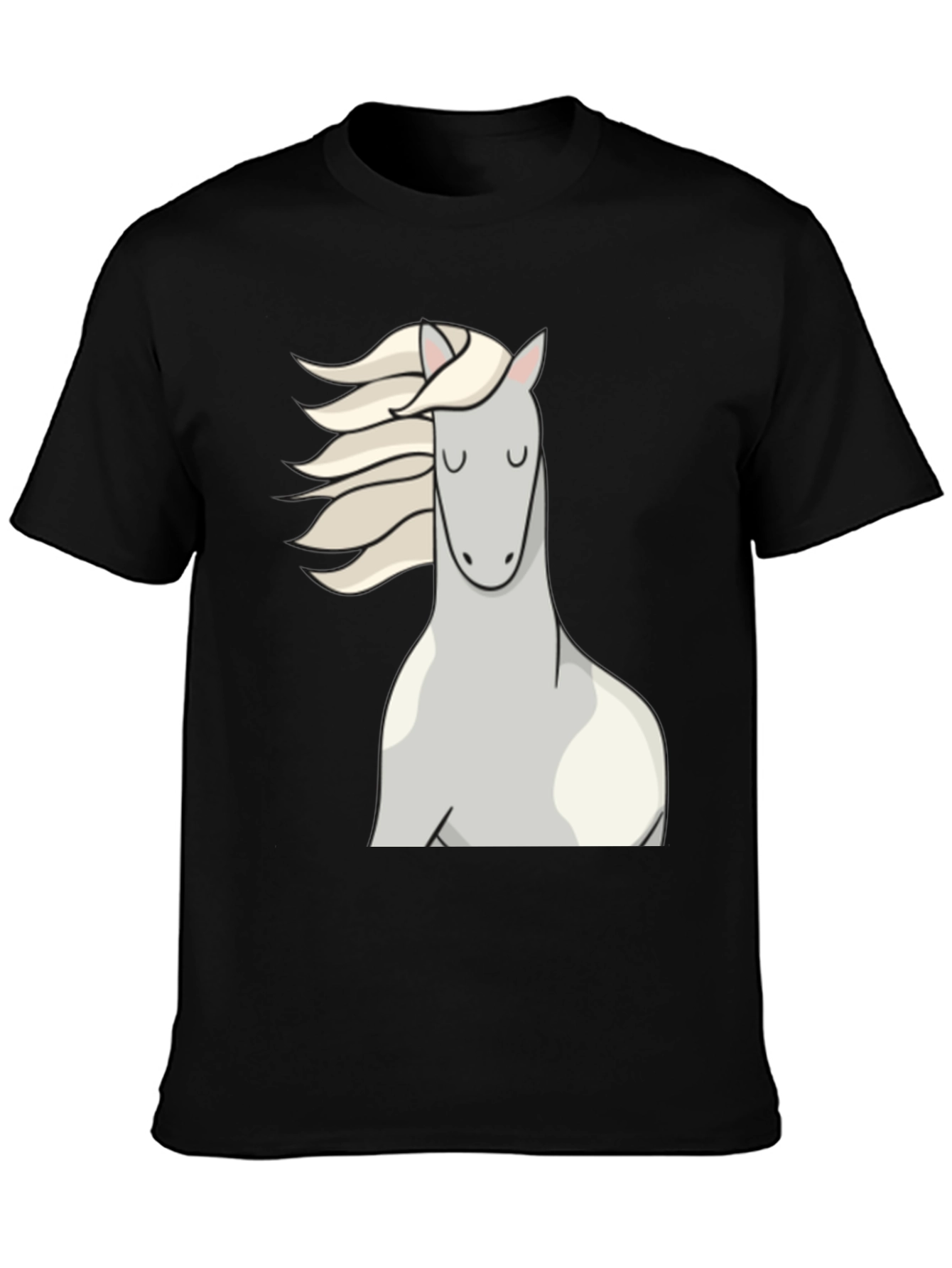 Horse Graphic Black T-Shirt