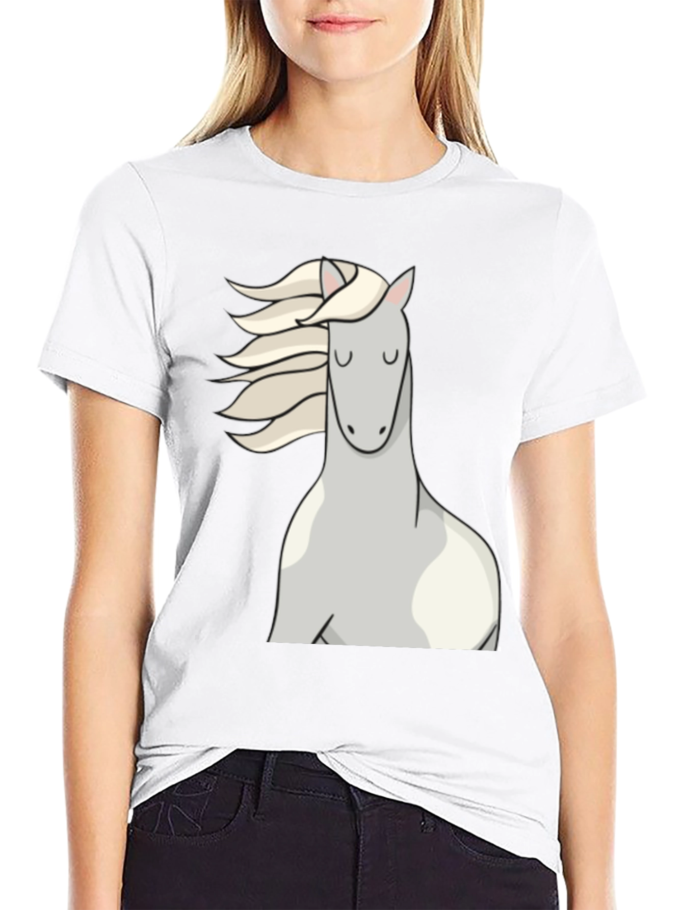 Horse Graphic Black T-Shirt
