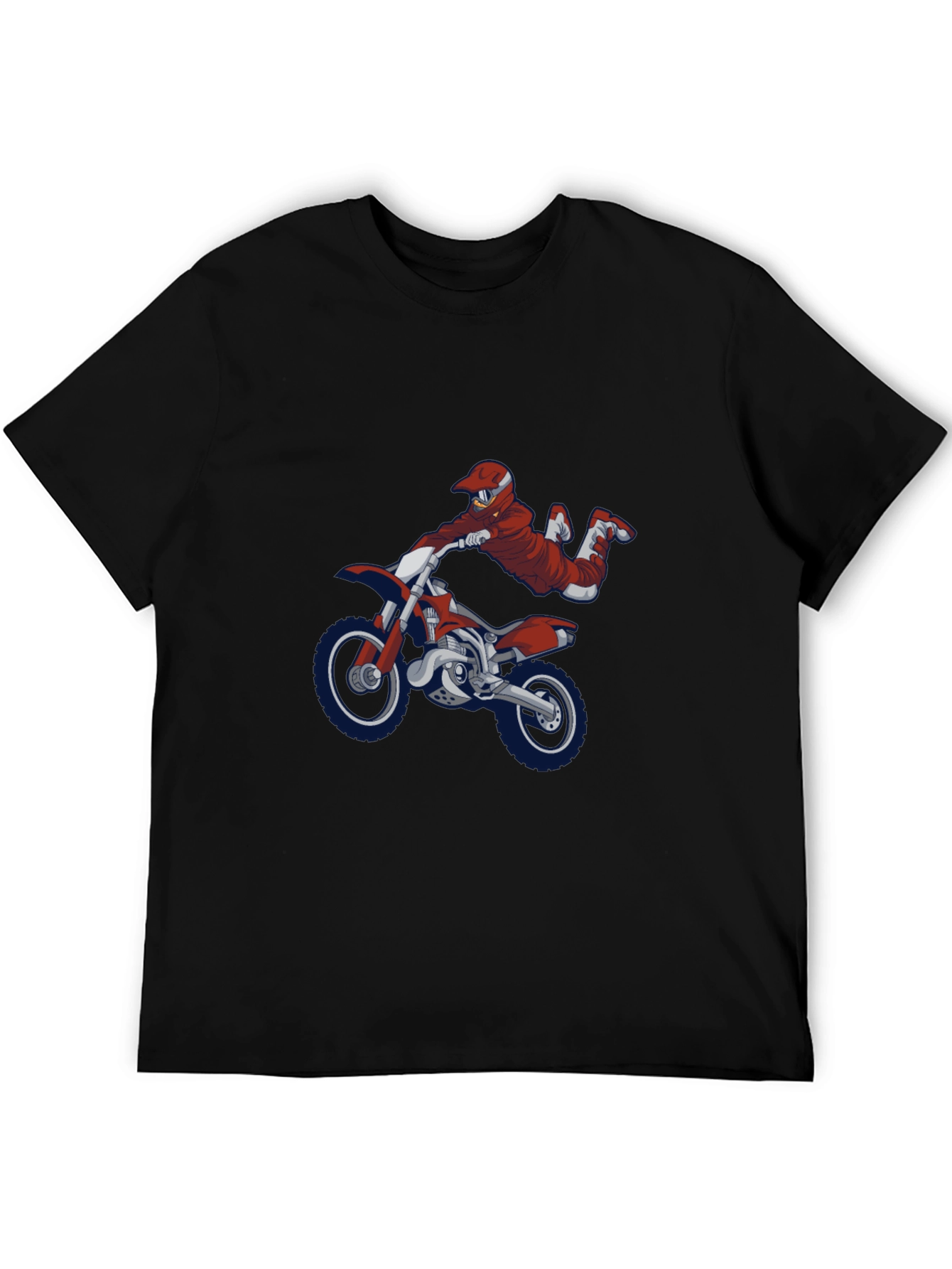 Motocross Rider Graphic T-Shirt - Cool Motorbike Tee