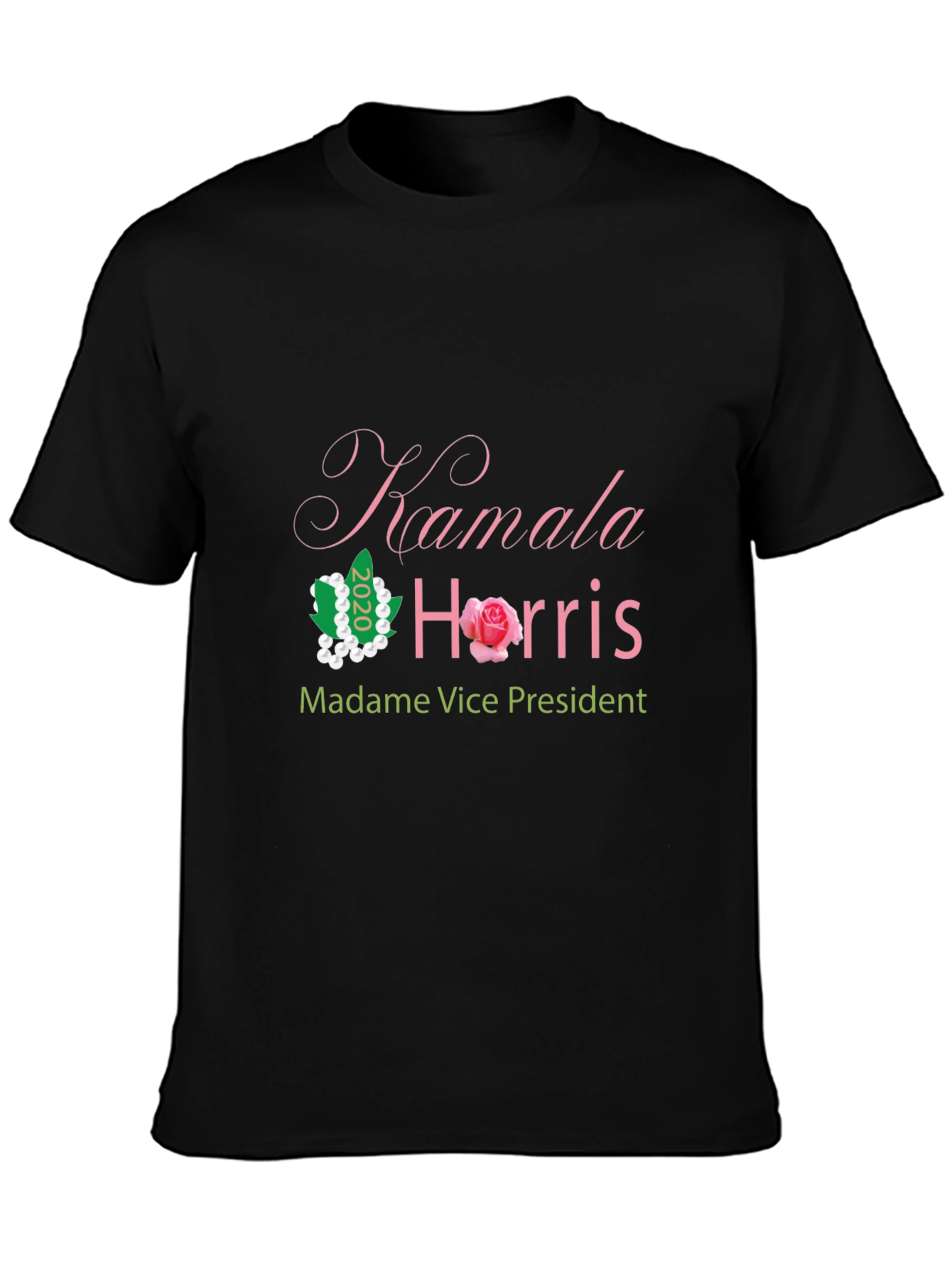 Kamala Harris Madame Vice President Black T-Shirt