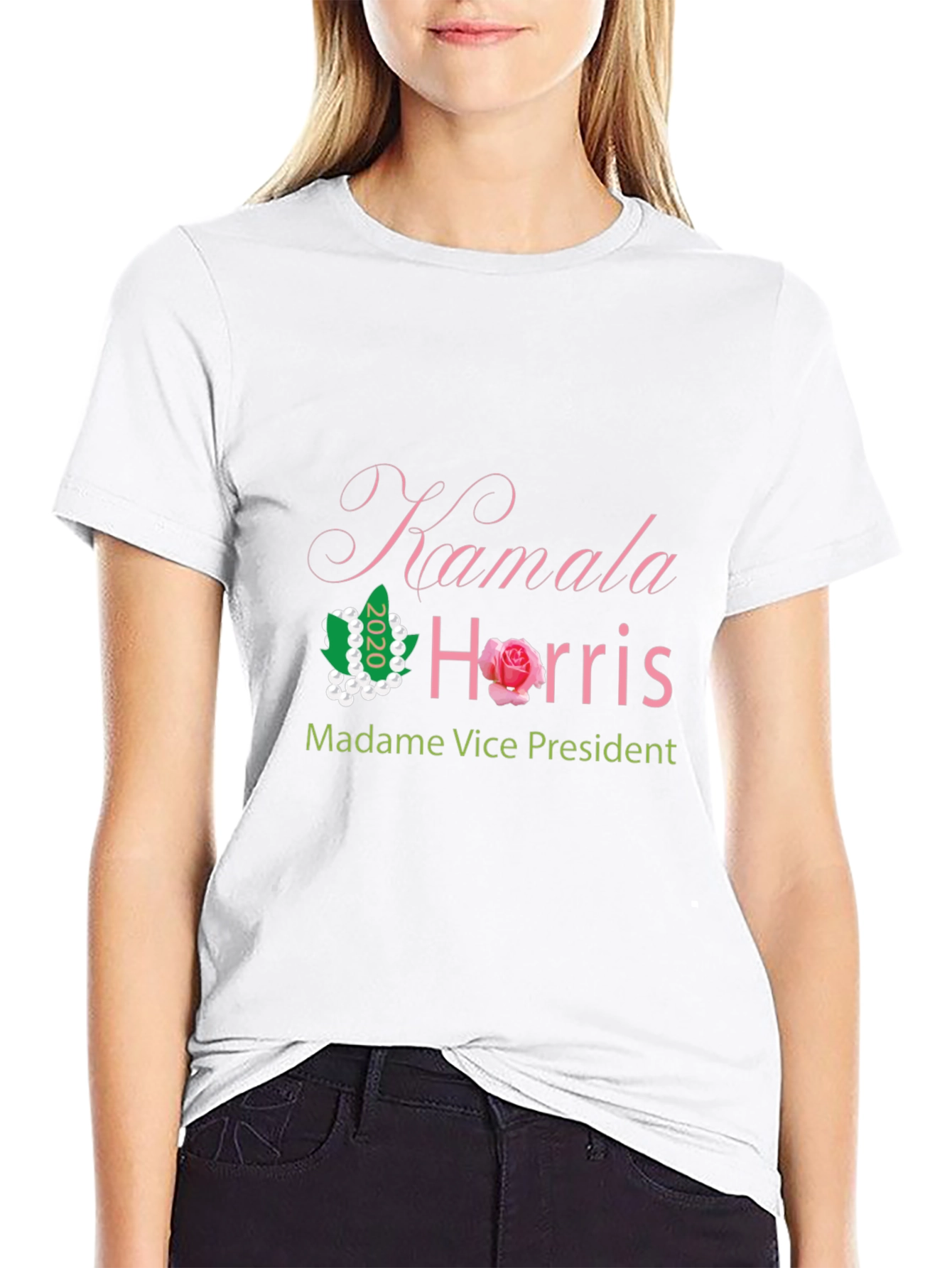 Kamala Harris Madame Vice President Black T-Shirt