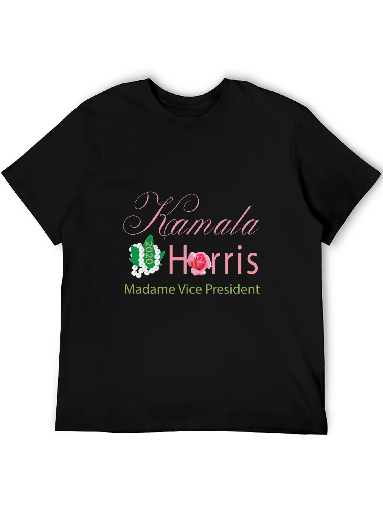Kamala Harris Madame Vice President Black T-Shirt