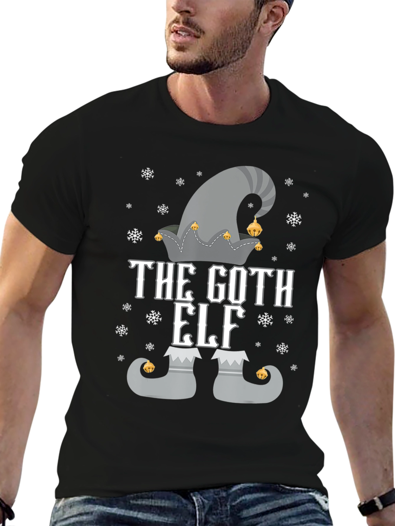 The Goth Elf Graphic Tee Shirt