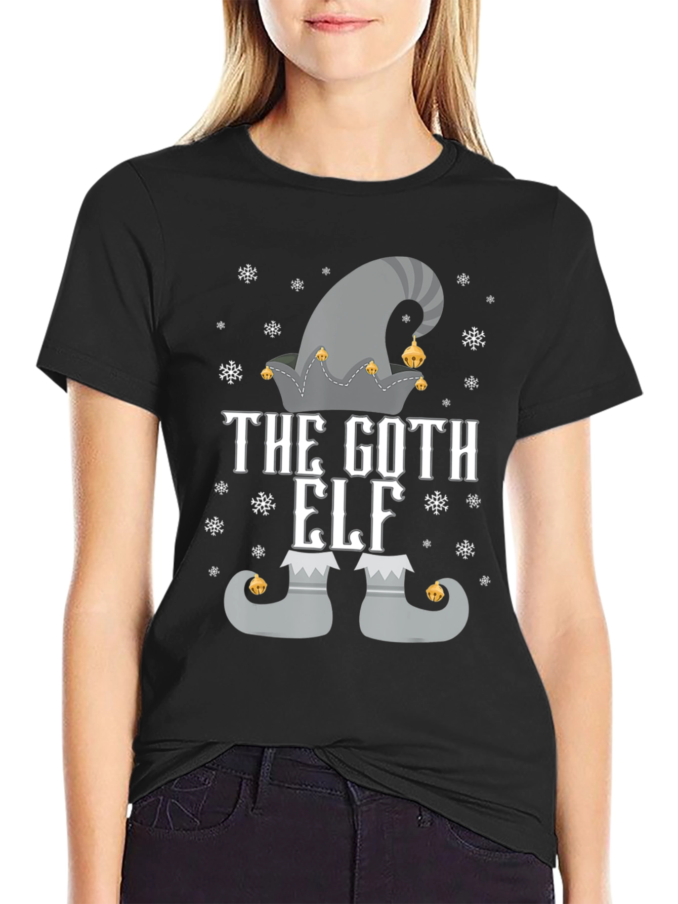 The Goth Elf Graphic Tee Shirt
