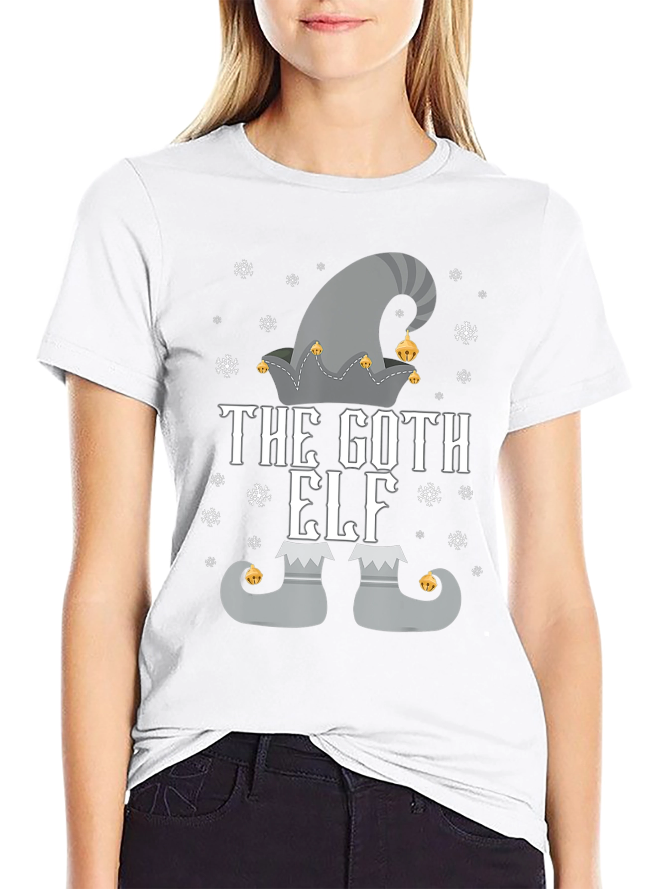 The Goth Elf Graphic Tee Shirt